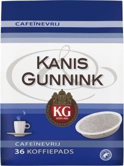 Kanis & Gunnink Cafeïnevrij Koffiepads - 10 X 36 Pads -Koffie Kunst 898x1200