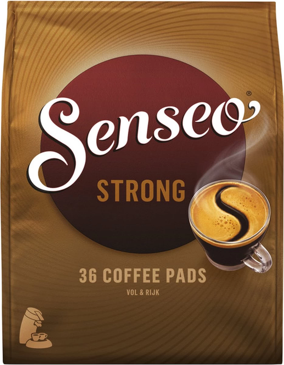 Senseo Strong Koffiepads - 7/9 Intensiteit - 10 X 36 Pads 13 Senseo Strong Koffiepads - 7/9 Intensiteit - 10 X 36 Pads - Afbeelding 11