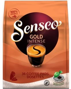 Senseo Gold Intense Koffiepads - 7/9 Intensiteit - 4 X 36 Pads -Koffie Kunst 966x1200