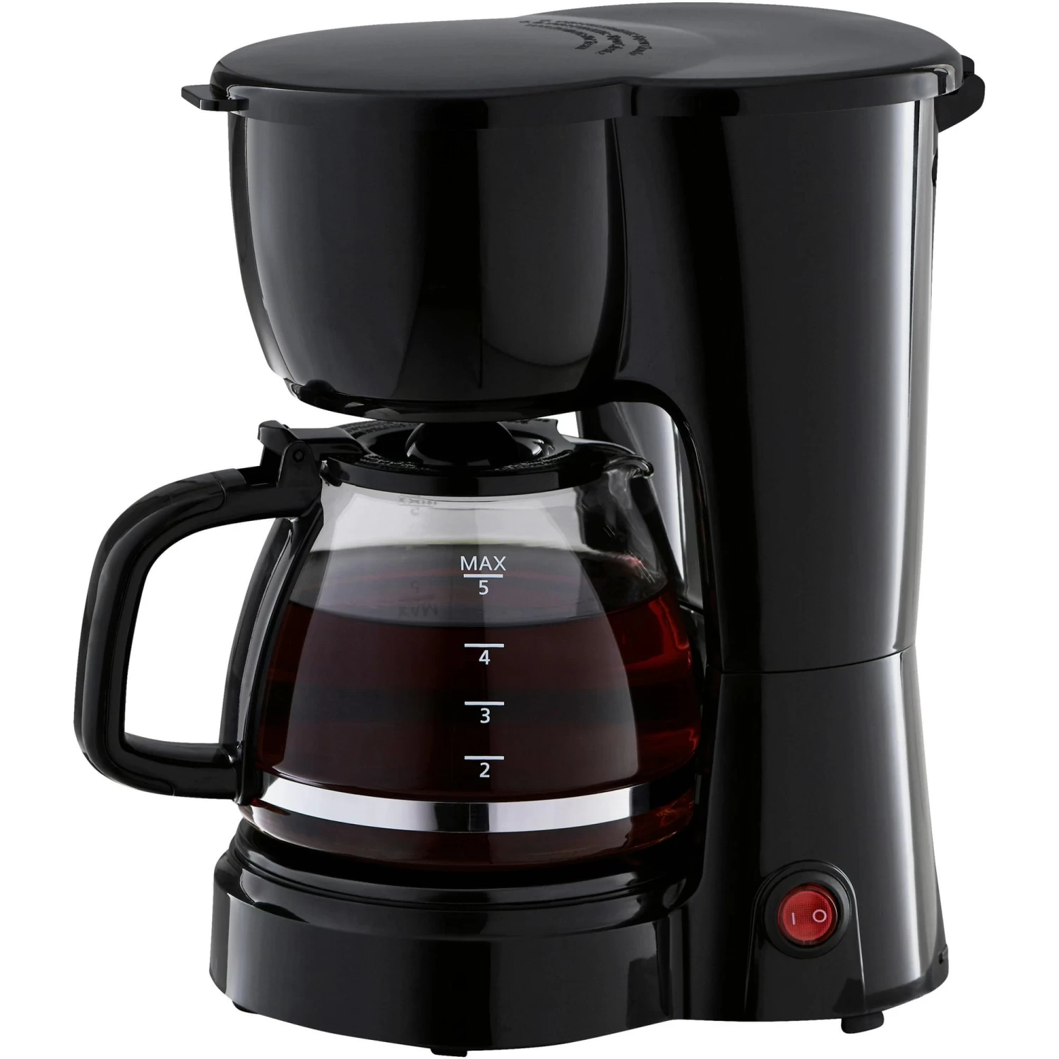 Black 5 Cup Drip Coffee Maker 4 Black 5 Cup Drip Coffee Maker - Afbeelding 2