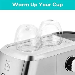 Casabrews 20-Bar Espresso Coffee Machine With Space Saving Design 11 Casabrews 20-Bar Espresso Coffee Machine With Space Saving Design -Koffie Kunst Casabrews 20 Bar Espresso Coffee Machine with Space Saving Design 3