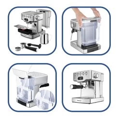 Coffee Maker Espresso Machine 20 Bar With Milk Frother Espresso Maker -Koffie Kunst Coffee Maker Espresso Machine 20 Bar with milk frother Espresso Maker 12