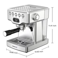 Coffee Maker Espresso Machine 20 Bar With Milk Frother Espresso Maker -Koffie Kunst Coffee Maker Espresso Machine 20 Bar with milk frother Espresso Maker 5