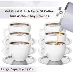 Coffee Maker, Double Wall Metal Insulation -Koffie Kunst Coffee Maker2C Double Wall Metal Insulation 13