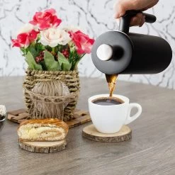 Coffee Maker, Double Wall Metal Insulation -Koffie Kunst Coffee Maker2C Double Wall Metal Insulation 5