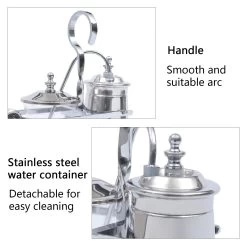 Coffee Maker, Elegant Double Ridged Fulcrum With Handle, Luxury Silver Coffee Maker, Antique Coffee Tea Brewer, Tea Maker