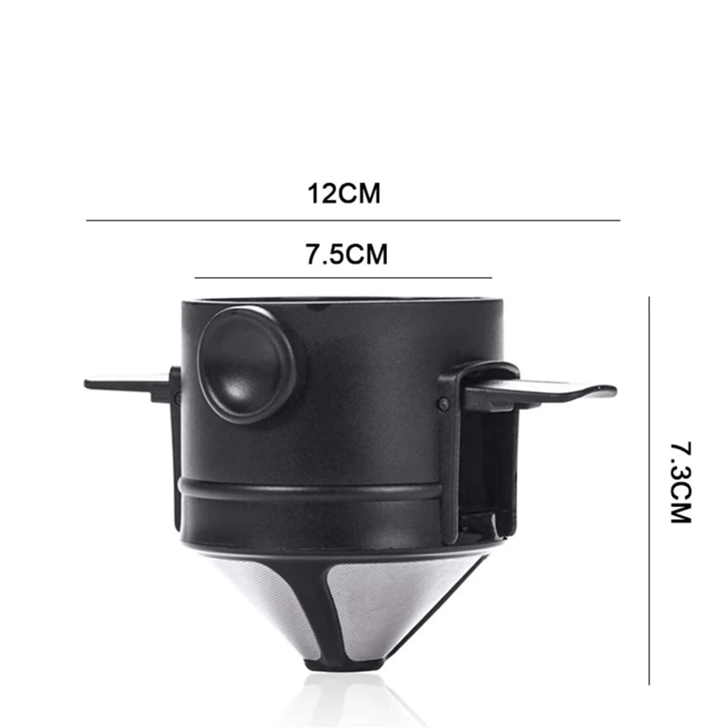 Coffee Makers Mini Pour Over Coffee Dripper Reusable Foldable Drip Coffee Filter Portable Paperless Coffee Maker 5 Coffee Makers Mini Pour Over Coffee Dripper Reusable Foldable Drip Coffee Filter Portable Paperless Coffee Maker - Afbeelding 3