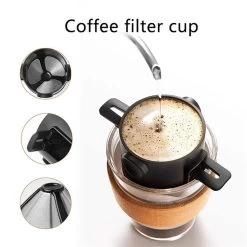 Coffee Makers Mini Pour Over Coffee Dripper Reusable Foldable Drip Coffee Filter Portable Paperless Coffee Maker 11 Coffee Makers Mini Pour Over Coffee Dripper Reusable Foldable Drip Coffee Filter Portable Paperless Coffee Maker -Koffie Kunst Coffee Makers Mini Pour Over Coffee Dripper Reusable Foldable Drip Coffee Filter Portable Paperless Coffee Maker 3
