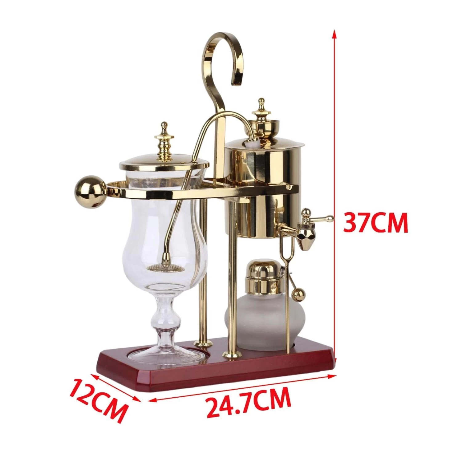 Coffee Pot, 450ml Vacuum Pot Coffee, Vintage With Manual, Elegant Belgium Brew Machine, Siphon Coffee Maker 5 Coffee Pot, 450ml Vacuum Pot Coffee, Vintage With Manual, Elegant Belgium Brew Machine, Siphon Coffee Maker - Afbeelding 3
