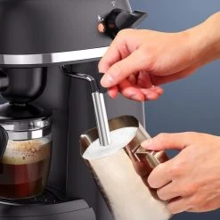 Espresso Machine Coffee Maker 16 Espresso Machine Coffee Maker -Koffie Kunst Espresso Machine coffee maker Cappuccino Latte Machine Black 3.5 Bar 1 4 Cup 2