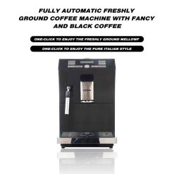 Espresso Machine With Stainless Steel Cup Warmer Function And Automatically Alarm, Steam Tube, Milk Foam Function -Koffie Kunst Espresso Machine with Stainless Steel Cup Warmer Function and Automatically Alarm2C Steam Tube2C Milk Foam Function 5