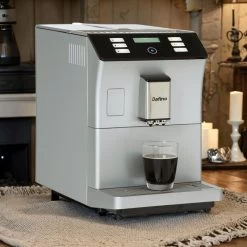 Koffie Kunst -Koffie Kunst Espresso Machine with Stainless Steel Cup Warmer Function2C Automatically Alarm2C Memory2C 6 Grades Adjustable Bean Grinding System 1