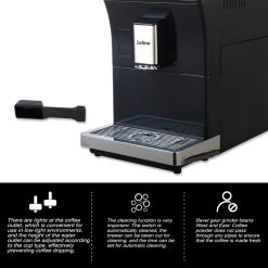 Fully Automatic Espresso Machine With Automatically Alarm 24 Fully Automatic Espresso Machine With Automatically Alarm -Koffie Kunst Fully Automatic Espresso Machine with Automatically Alarm 3