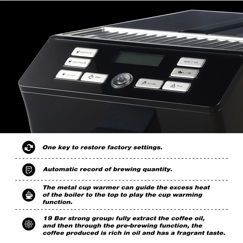 Fully Automatic Espresso Machine With Automatically Alarm 8 Fully Automatic Espresso Machine With Automatically Alarm - Afbeelding 6