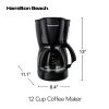 Hamilton Beach 12 Cup Coffee Maker -Koffie Kunst Hamilton Beach 12 Cup Coffee Maker