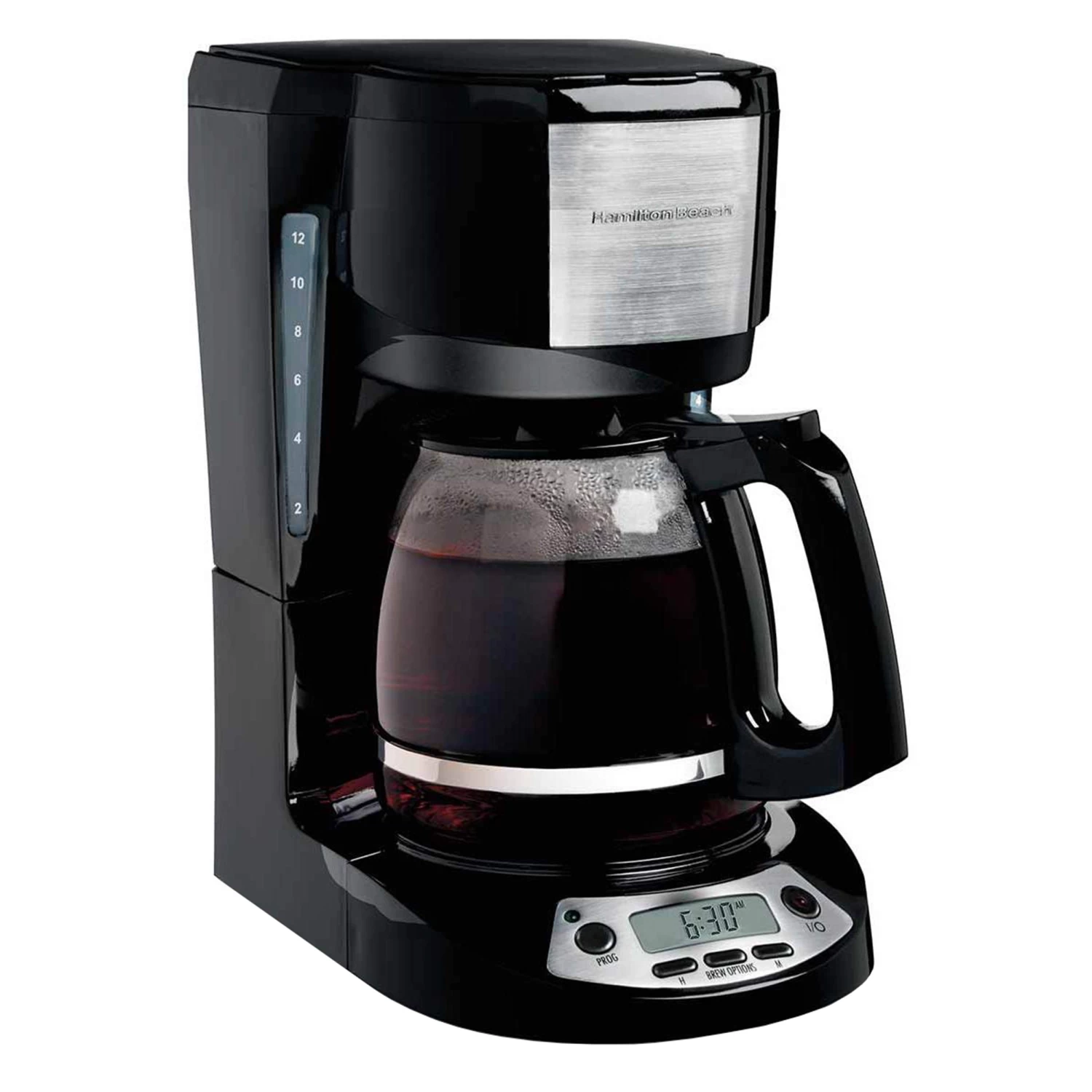 Hamilton Beach 12 Cup Programmable Coffee Maker In Black 4 Hamilton Beach 12 Cup Programmable Coffee Maker In Black - Afbeelding 2