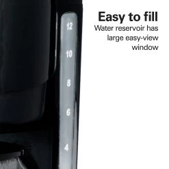 Hamilton Beach 12 Cup Programmable Coffee Maker In Black 13 Hamilton Beach 12 Cup Programmable Coffee Maker In Black -Koffie Kunst Hamilton Beach 12 Cup Programmable Coffee Maker in Black 5