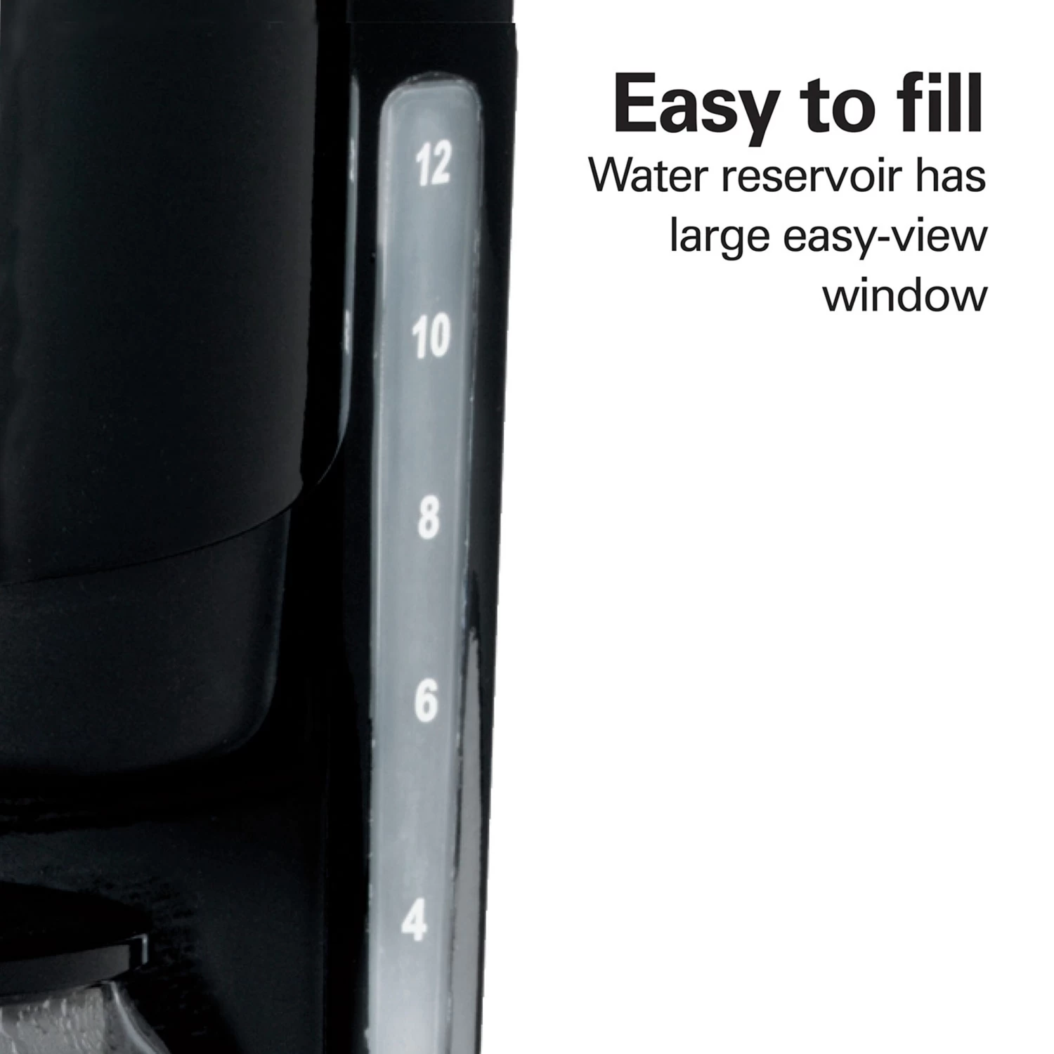 Hamilton Beach 12 Cup Programmable Coffee Maker In Black 8 Hamilton Beach 12 Cup Programmable Coffee Maker In Black - Afbeelding 6