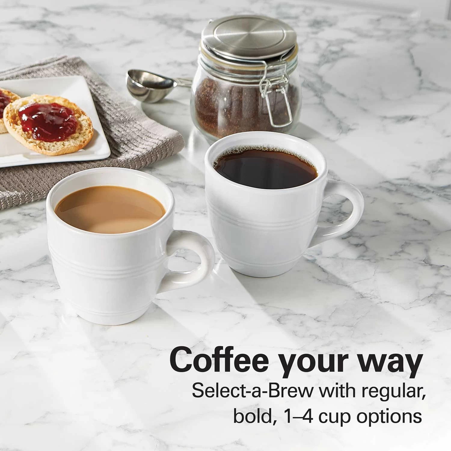 Hamilton Beach 12 Cup Programmable Coffee Maker In Black 3 Hamilton Beach 12 Cup Programmable Coffee Maker In Black