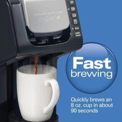 Hamilton Beach FlexBrew Single-Serve Coffee Maker -Koffie Kunst Hamilton Beach FlexBrew Single Serve Coffee Maker 4