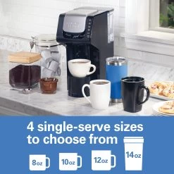 Hamilton Beach FlexBrew Single-Serve Coffee Maker -Koffie Kunst Hamilton Beach FlexBrew Single Serve Coffee Maker 7