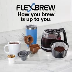 Hamilton Beach FlexBrew Trio Coffee Maker 17 Hamilton Beach FlexBrew Trio Coffee Maker -Koffie Kunst Hamilton Beach FlexBrew Trio Coffee Maker 7