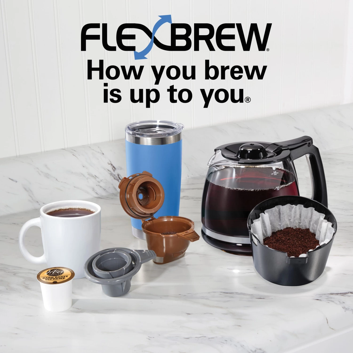 Hamilton Beach FlexBrew Trio Coffee Maker 10 Hamilton Beach FlexBrew Trio Coffee Maker - Afbeelding 8
