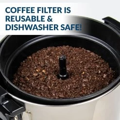 HomeCraft Quick-Brewing 1000-Watt Automatic 30-Cup Coffee Urn - Stainless Steel - 30 Cups - 30 Cups 16 HomeCraft Quick-Brewing 1000-Watt Automatic 30-Cup Coffee Urn - Stainless Steel - 30 Cups - 30 Cups -Koffie Kunst HomeCraft HCCU30SS Quick Brewing 1000 Watt Automatic 30 Cup Coffee Urn Stainless Steel 6