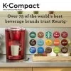 K-Compact Single-Serve K-Cup Pod Coffee Maker, Turquoise 2 K-Compact Single-Serve K-Cup Pod Coffee Maker, Turquoise -Koffie Kunst K Compact Single Serve K Cup Pod Coffee Maker2C Turquoise