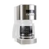 Kenmore Aroma Control 12-Cup Programmable Coffee Maker, White And Stainless Steel, Reusable Filter -Koffie Kunst Kenmore Programmable 12 cup Coffee Maker2C White and Stainless Steel
