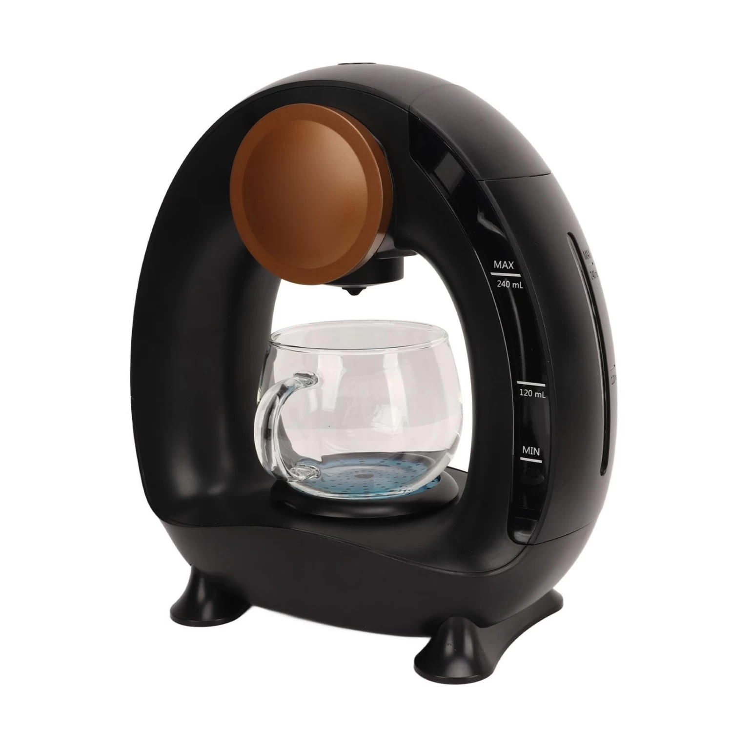 Mini Coffee Maker, 8 Holes With Full Coverage Water Outlet Wide Application Single Serve Coffee Maker For Camping (US Plug 110V) 4 Mini Coffee Maker, 8 Holes With Full Coverage Water Outlet Wide Application Single Serve Coffee Maker For Camping (US Plug 110V) - Afbeelding 2