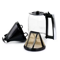 Russell Hobbs Modern Sleek Chrome Glass Coffeemaker - 8 Cup Brewing Capacity 13 Russell Hobbs Modern Sleek Chrome Glass Coffeemaker - 8 Cup Brewing Capacity -Koffie Kunst Modern Sleek Chrome Glass Coffeemaker 8 Cup Brewing Capacity 4