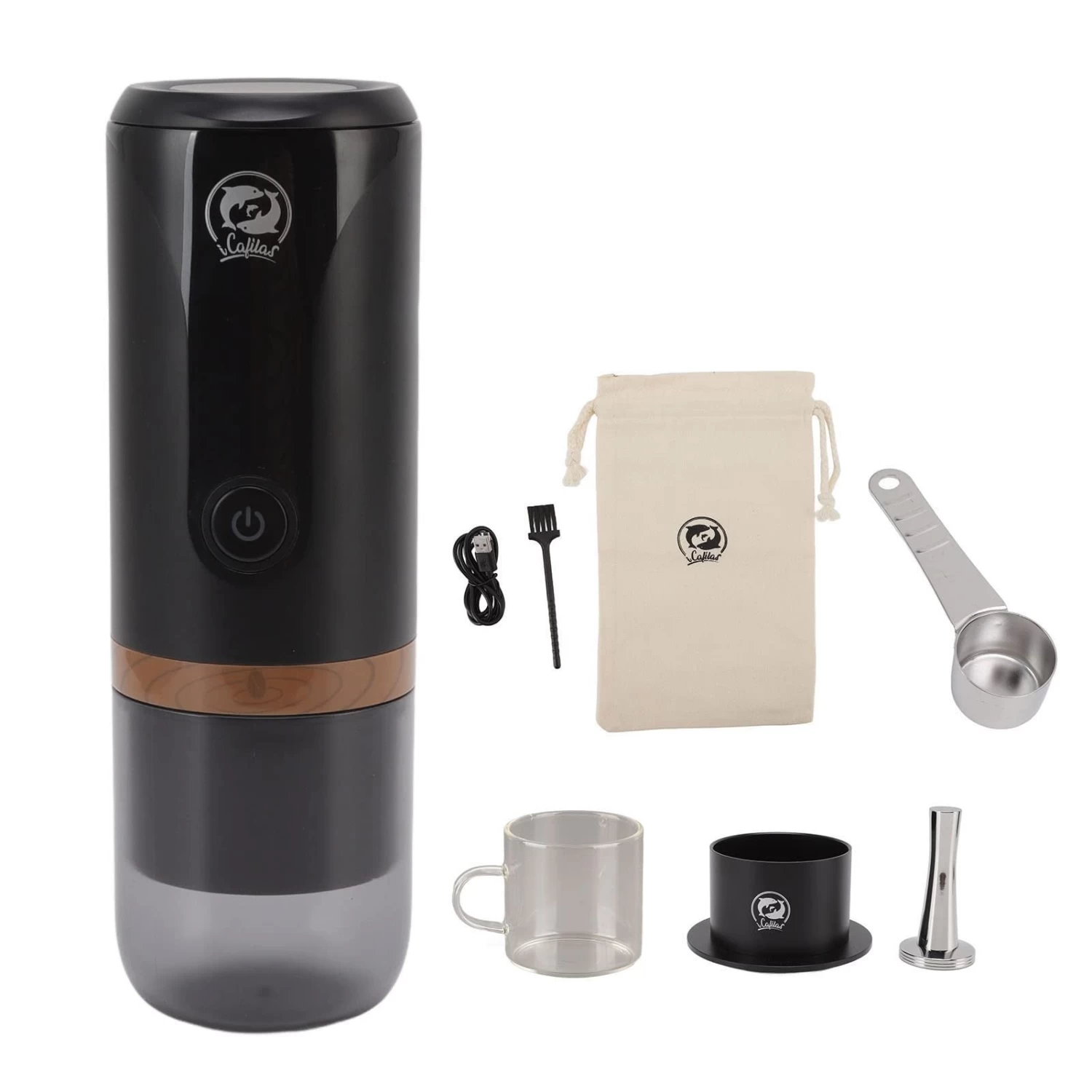 Portable Coffee Maker Glass Usb Carry Machine Outdoor Stainless Steel Capsule Coffee Machine, Automobile Manual Machines 9 Portable Coffee Maker Glass Usb Carry Machine Outdoor Stainless Steel Capsule Coffee Machine, Automobile Manual Machines - Afbeelding 7