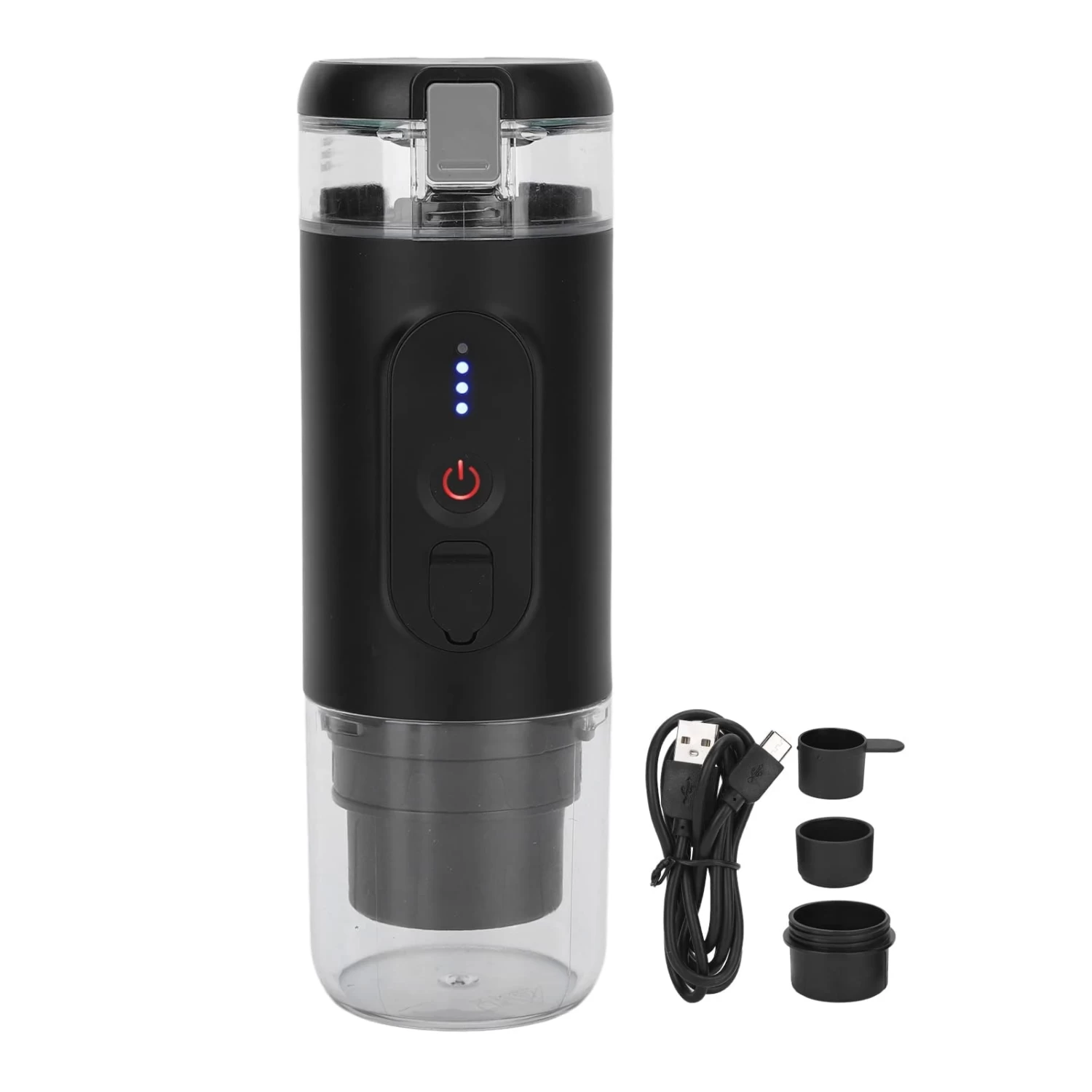 Portable Coffee Maker, Electric Coffee Machine With Self-Heating, 18 Bar Mini Coffee Maker, Travel Coffee Machine 4 Portable Coffee Maker, Electric Coffee Machine With Self-Heating, 18 Bar Mini Coffee Maker, Travel Coffee Machine - Afbeelding 2