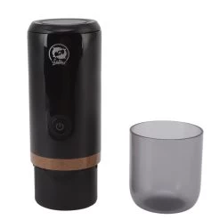 Portable Coffee Maker, Ergonomic Design Handheld Coffee Maker Glass Closed Lid -Koffie Kunst Portable Coffee Maker2C Ergonomic Design Handheld Coffee Maker Glass Closed Lid 1