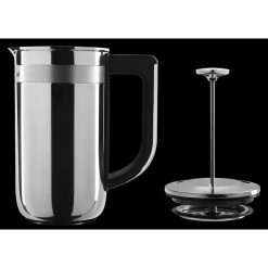 Precision Press Coffee Maker, Stainless Steel -Koffie Kunst Precision Press Coffee Maker2C Stainless Steel 4