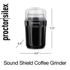 Proctor Silex Sound Shield Coffee Grinder -Koffie Kunst Proctor Silex Sound Shield Coffee Grinder 7