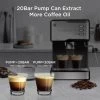 Pump Espresso Machine, W/ Capsules Filter And Milk Frother Steam Wand 1 Pump Espresso Machine, W/ Capsules Filter And Milk Frother Steam Wand -Koffie Kunst Pump Espresso Machine2C W Capsules Filter and Milk Frother Steam Wand