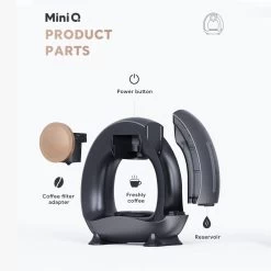 Semi-automatic Coffee Maker For Home 240ml 85 Degrees Constant Temperature 1400W Silent Portable Coffee Maker Machine -Koffie Kunst Semi automatic Coffee Maker for Home 240ml 85 Degrees Constant Temperature 1400W Silent Portable Coffee Maker Machine 6