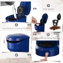 Single Serve Brew Coffee Maker Machine 6 To 14 Oz Reservoir -Koffie Kunst Single Serve Brew Coffee Maker Machine 6 to 14 oz Reservoir 10