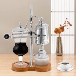 Siphon Syphon Coffee Maker, 5-Cup Coffee Syphon Tabletop Siphon (Syphon) Coffee Maker Borosilicate Tabletop Vacuum Coffee Maker -Koffie Kunst Siphon Syphon Coffee Maker2C 5 Cup Coffee Syphon Tabletop Siphon 28Syphon29 Coffee Maker Borosilicate Tabletop Vacuum Coffee Maker 2