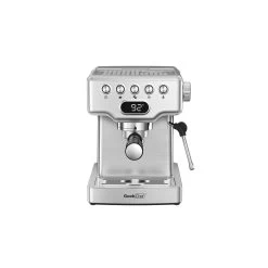 Stainless Steel 20 Bar Espresso Machine With Milk Frother -Koffie Kunst Stainless Steel 20 bar Espresso Machine with Milk Frother 2