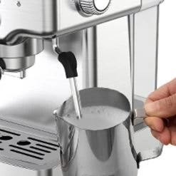Stainless Steel 20 Bar Espresso Machine With Milk Frother -Koffie Kunst Stainless Steel 20 bar Espresso Machine with Milk Frother 5