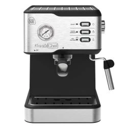 Stainless Steel Espresso Machine With Pressure Gauge And Milk Frother Steam Wand, 1.5L Water Tank 19 Stainless Steel Espresso Machine With Pressure Gauge And Milk Frother Steam Wand, 1.5L Water Tank -Koffie Kunst Stainless Steel Espresso Machine with Pressure Gauge and Milk Frother Steam Wand2C 1.5L Water Tank 7