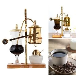Syphon Coffee Maker, Siphon Coffee Brewer Balance Siphon Coffee Maker Makes 4-5 Cups, Elegant Retro Family Siphon Brewer -Koffie Kunst Syphon Coffee Maker2C Siphon Coffee Brewer Balance Siphon Coffee Maker Makes 4 5 Cups2C Elegant Retro Family Siphon Brewer 2