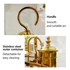 Syphon Coffee Maker, Siphon Coffee Brewer Balance Siphon Coffee Maker Makes 4-5 Cups, Elegant Retro Family Siphon Brewer -Koffie Kunst Syphon Coffee Maker2C Siphon Coffee Brewer Balance Siphon Coffee Maker Makes 4 5 Cups2C Elegant Retro Family Siphon Brewer 5
