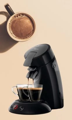Philips Senseo Koffiepadapparaat HD6553/67 Original Zwart -Koffie Kunst senseo